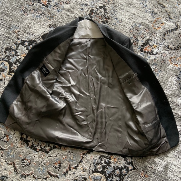 Profilo Classics Mens Blazer Size 40 short Dk Grey - Picture 6 of 9